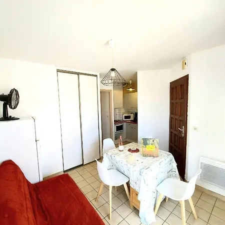 Apartament Soleil Catalan Ok Cheques Vacances Animaux 150m Mer 4pers Wifi Terrasse Saint-Cyprien (Pyrenees-Orientales)